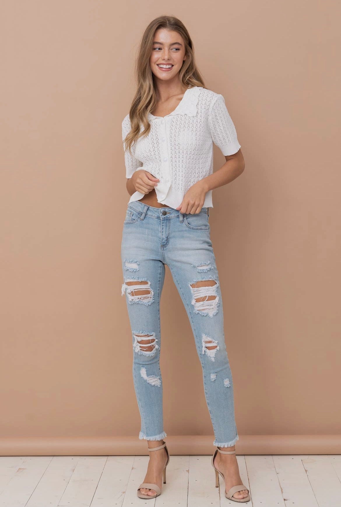 Willa Collar Short Sleeve