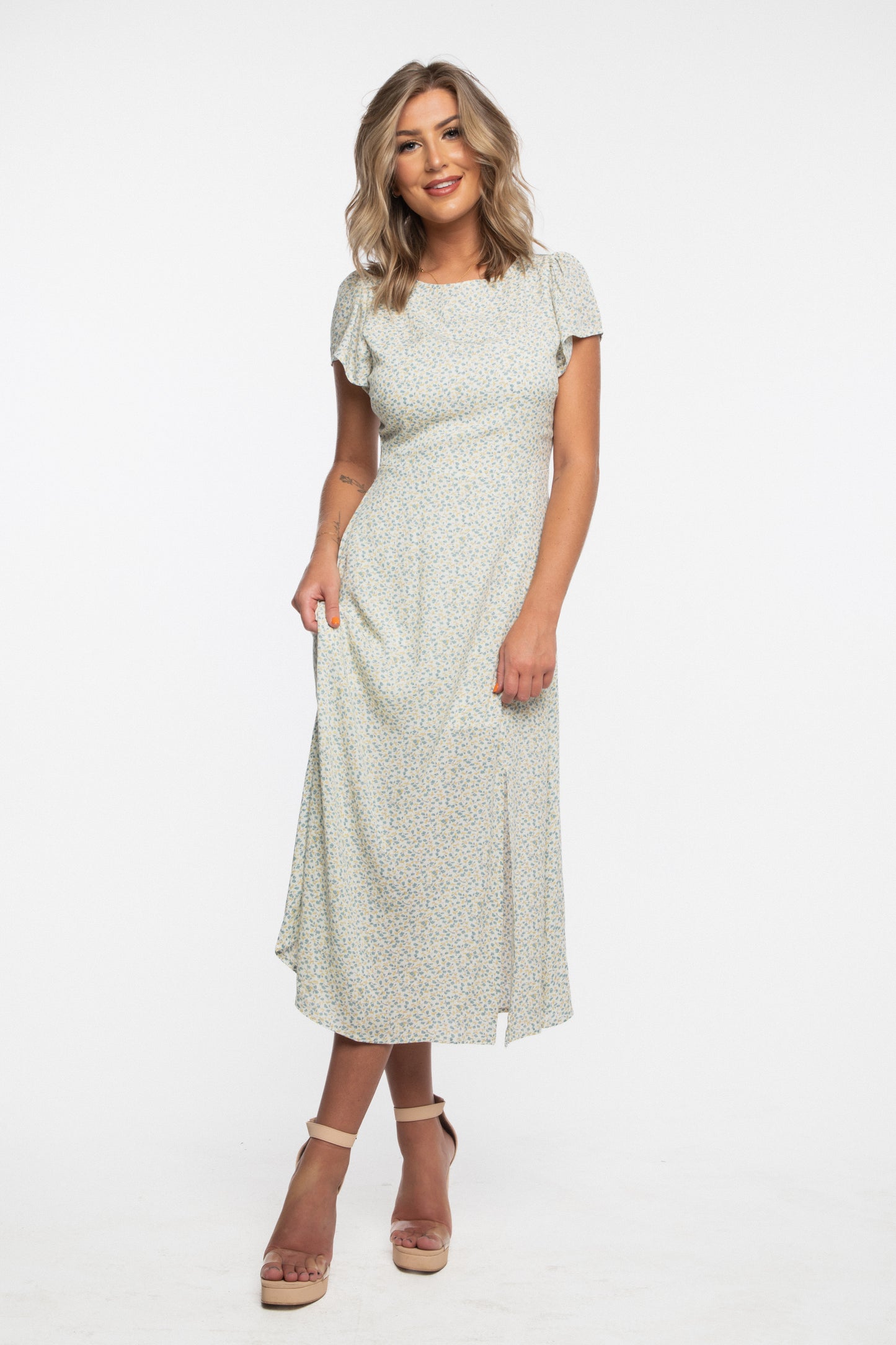 London Blue Midi Dress