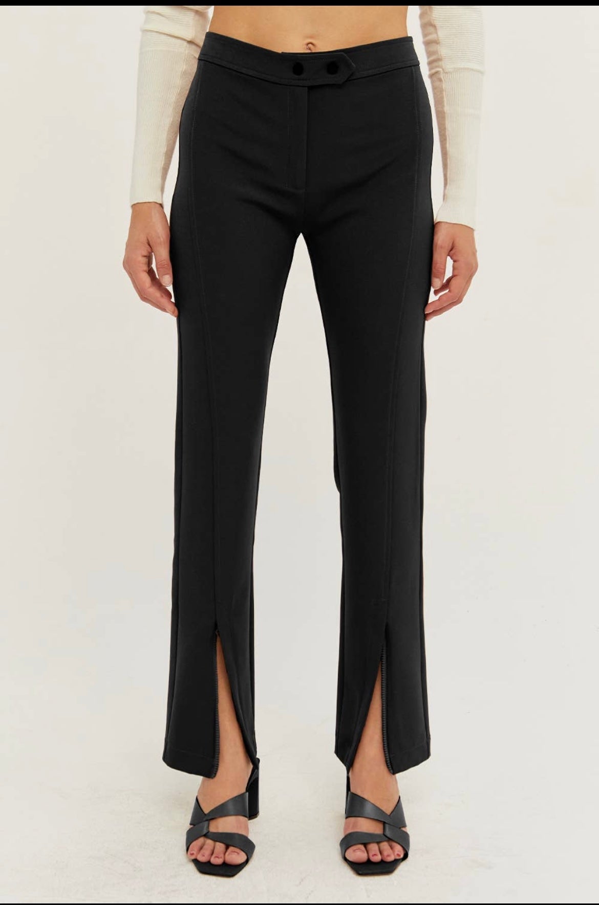 Talia Front Slit Pants