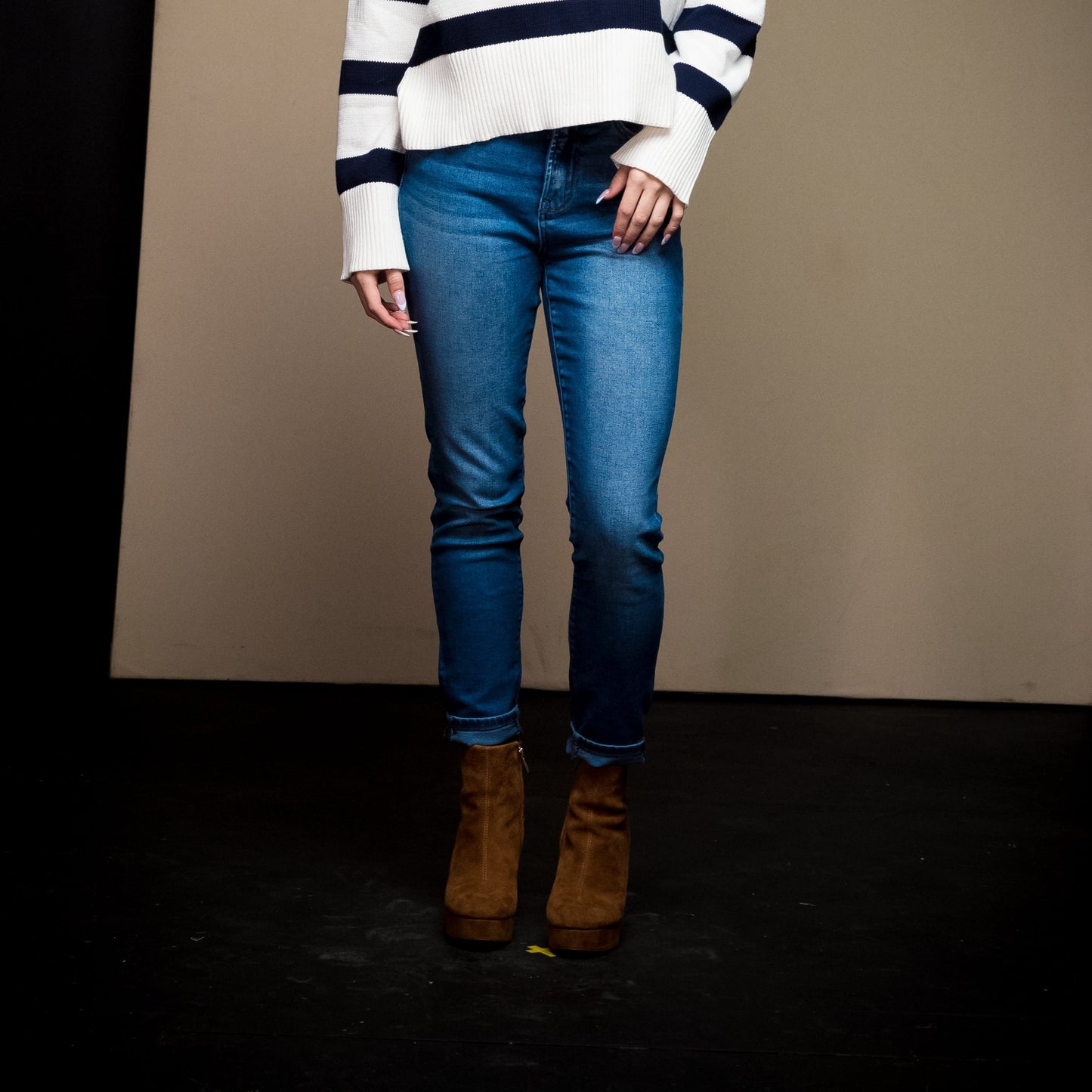 Iris High Rise Ankle Skinny Jean