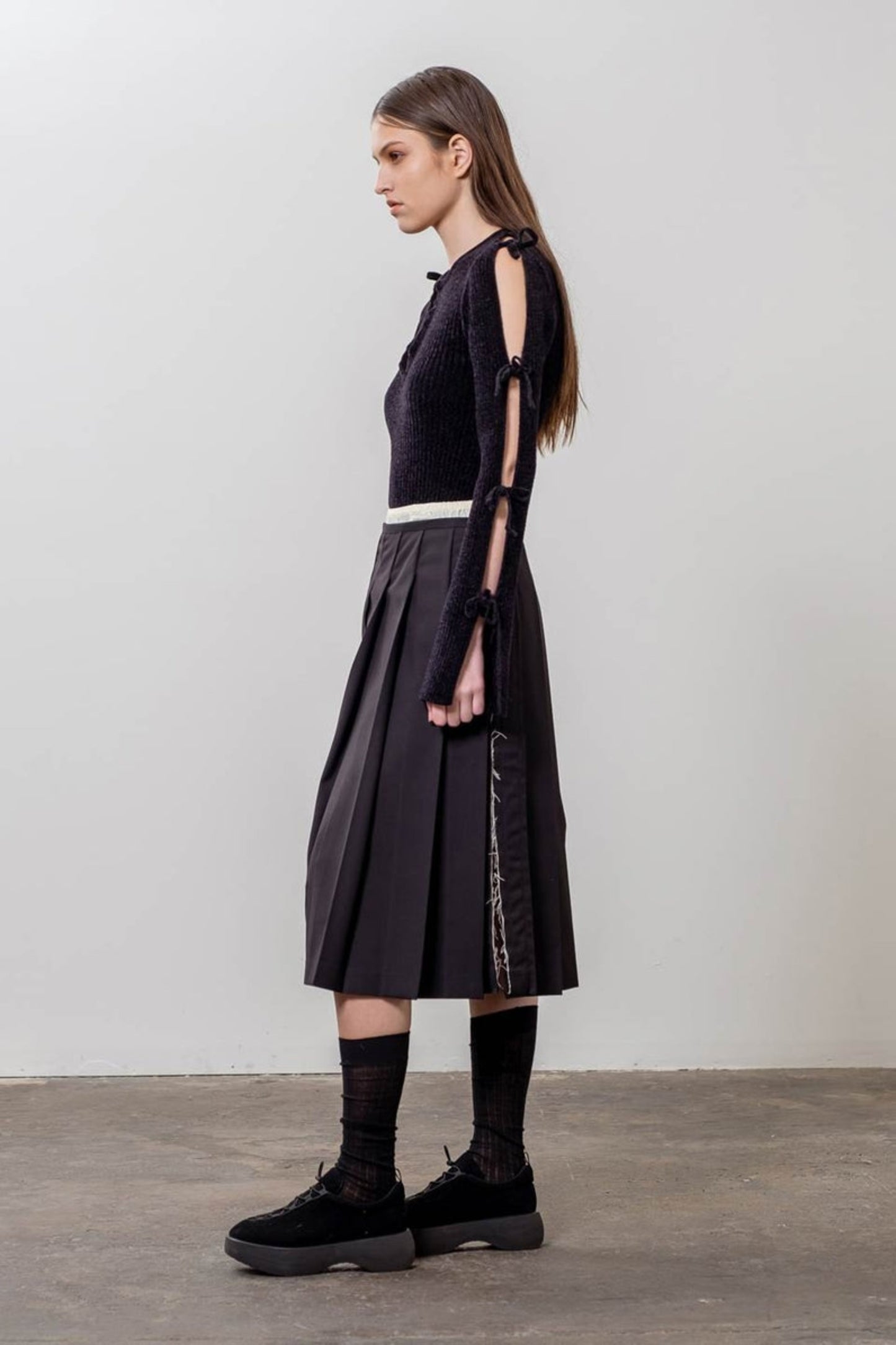 Kenzie Cut Out Ribbon Sweater