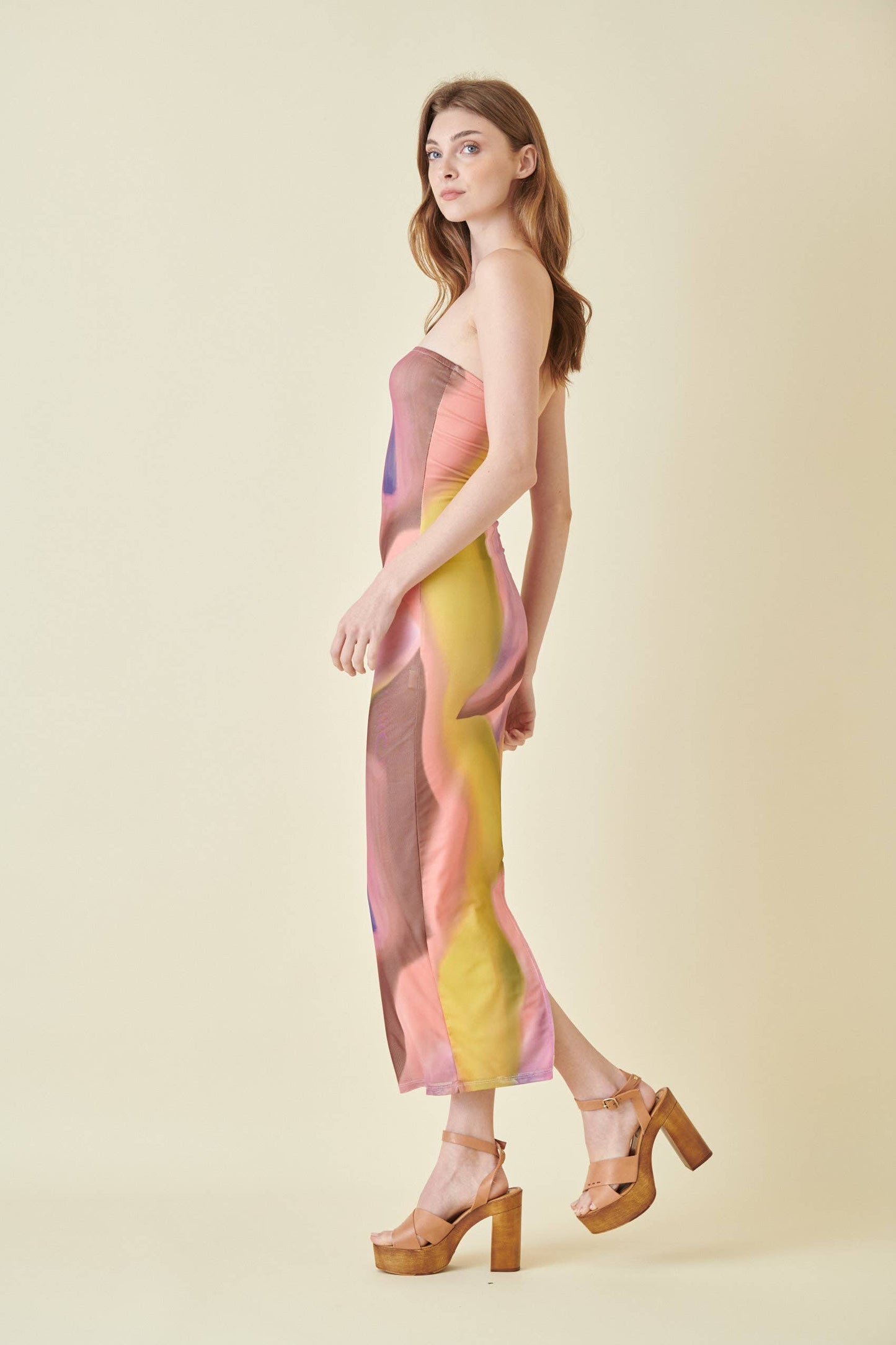 Resort Abstract Maxi Dress