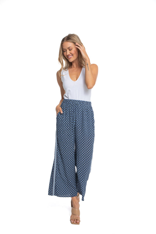 Alina Printed Wide Leg Pants