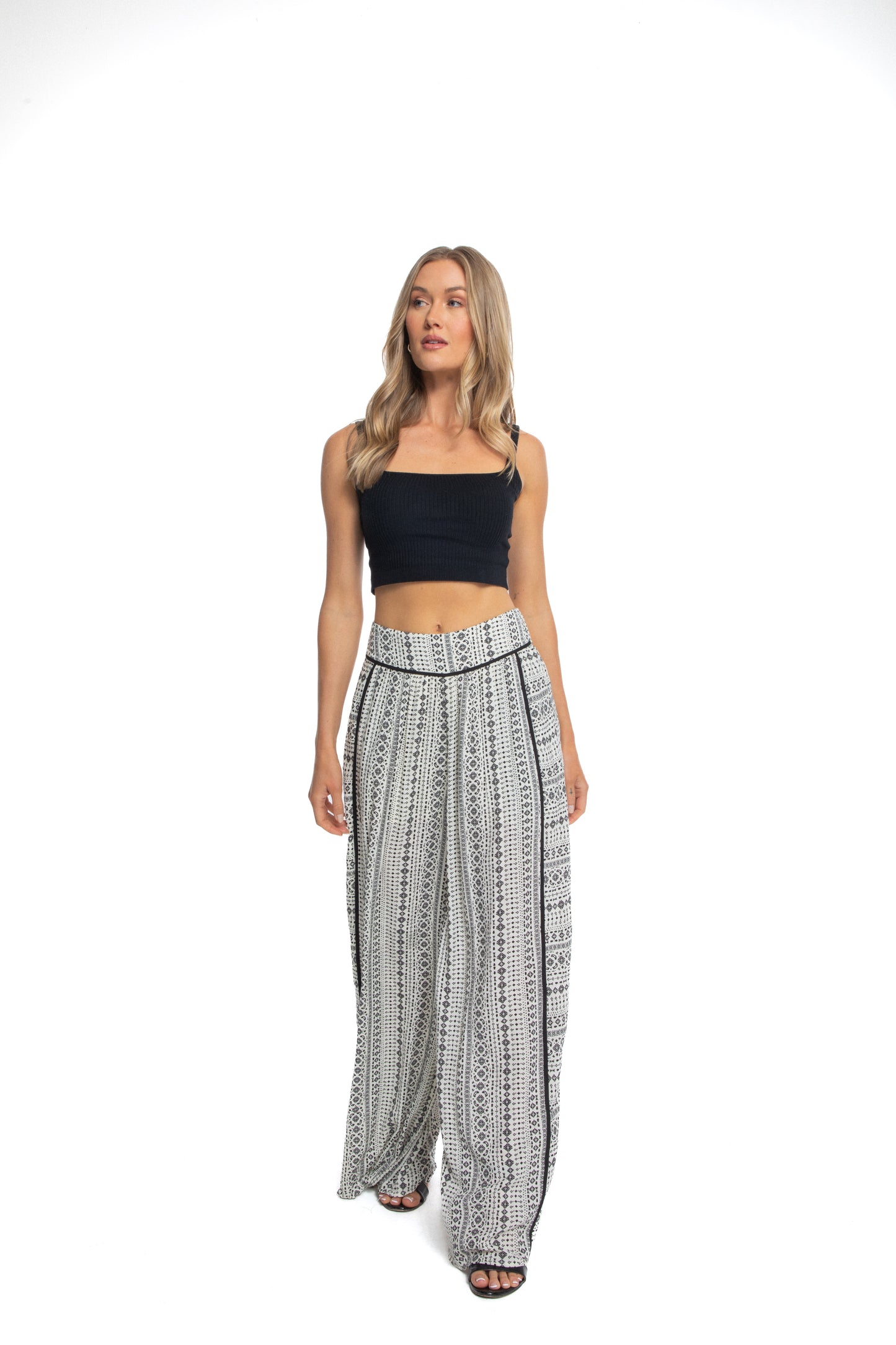 Aztec Wide Leg Pants