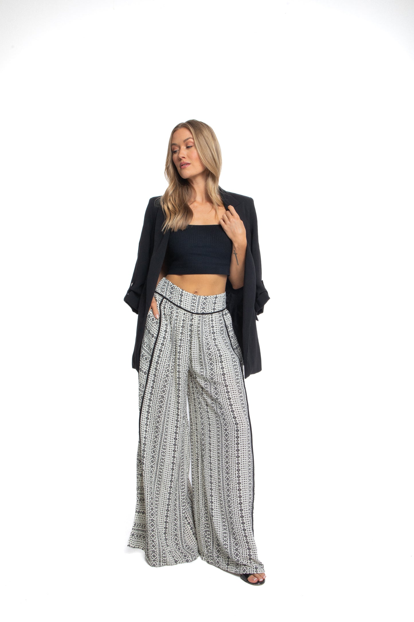 Aztec Wide Leg Pants