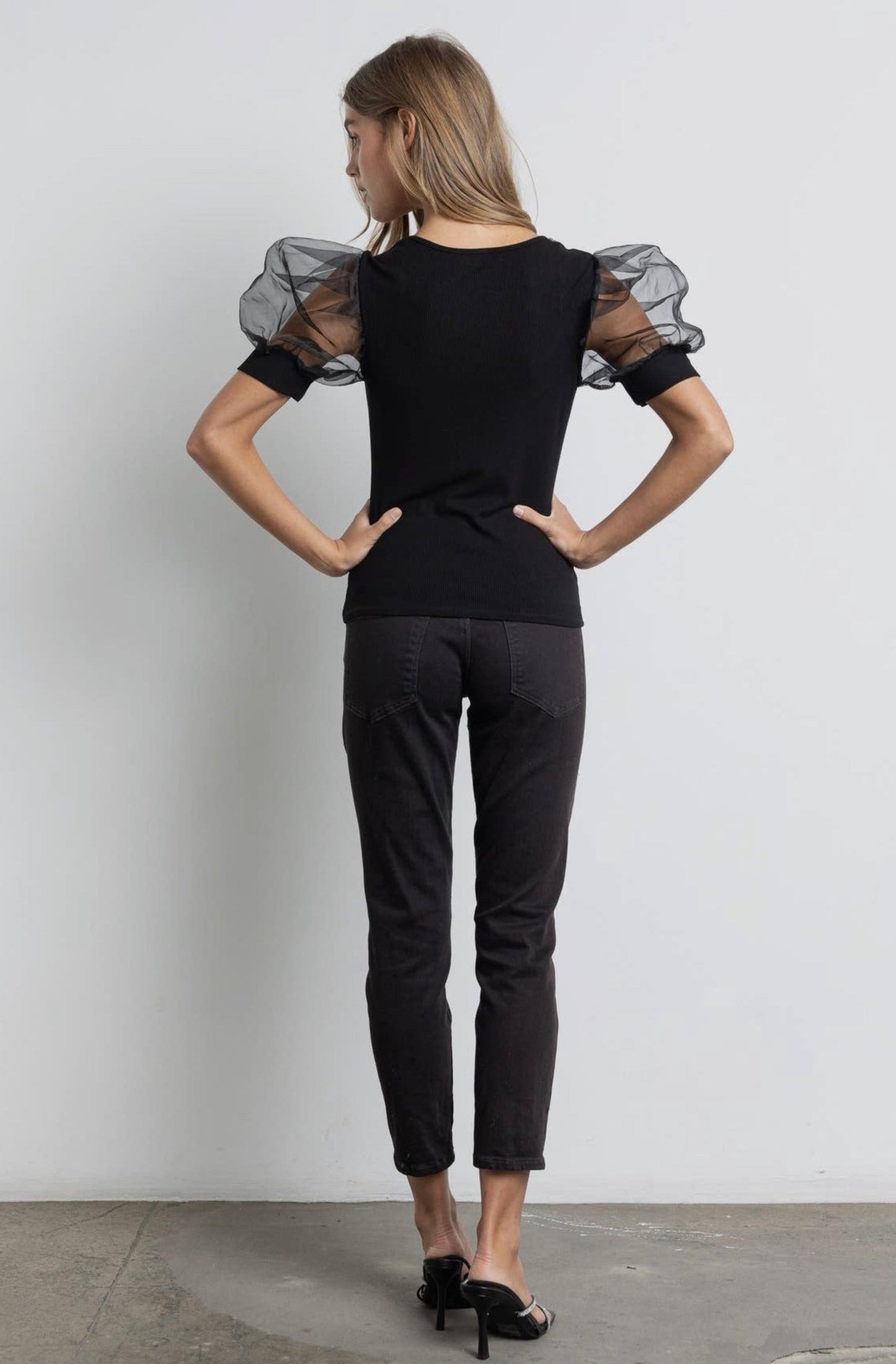 Venita Knit Ribbed Top