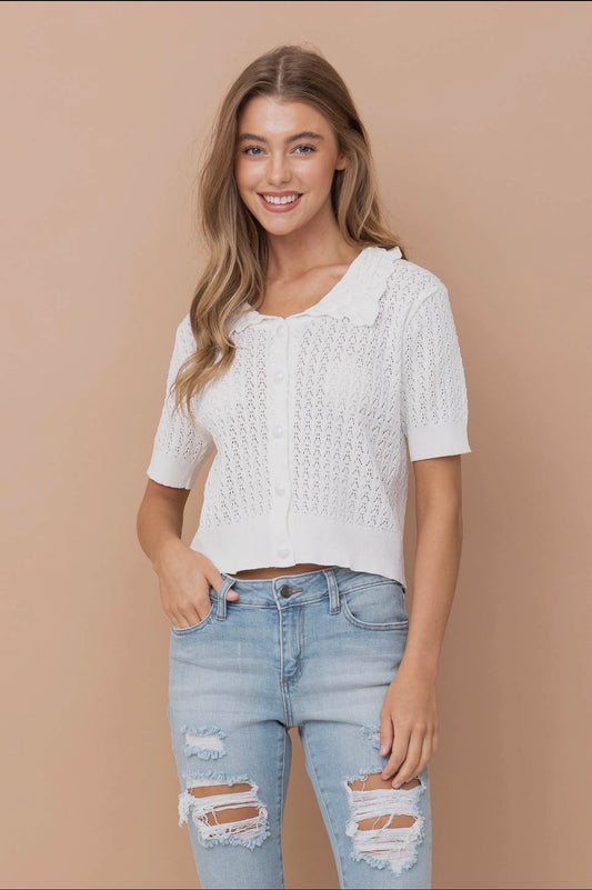Willa Collar Short Sleeve