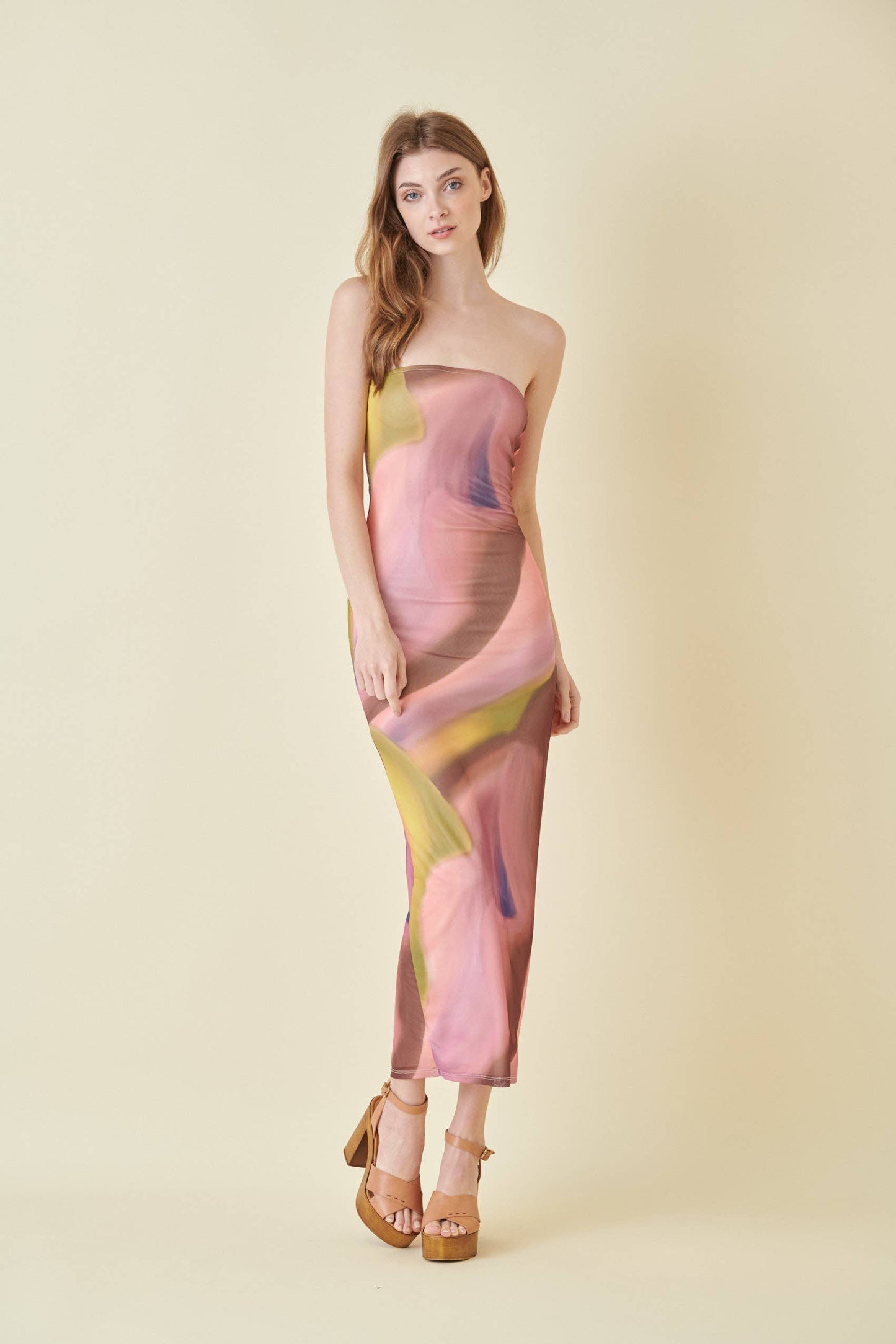 Resort Abstract Maxi Dress