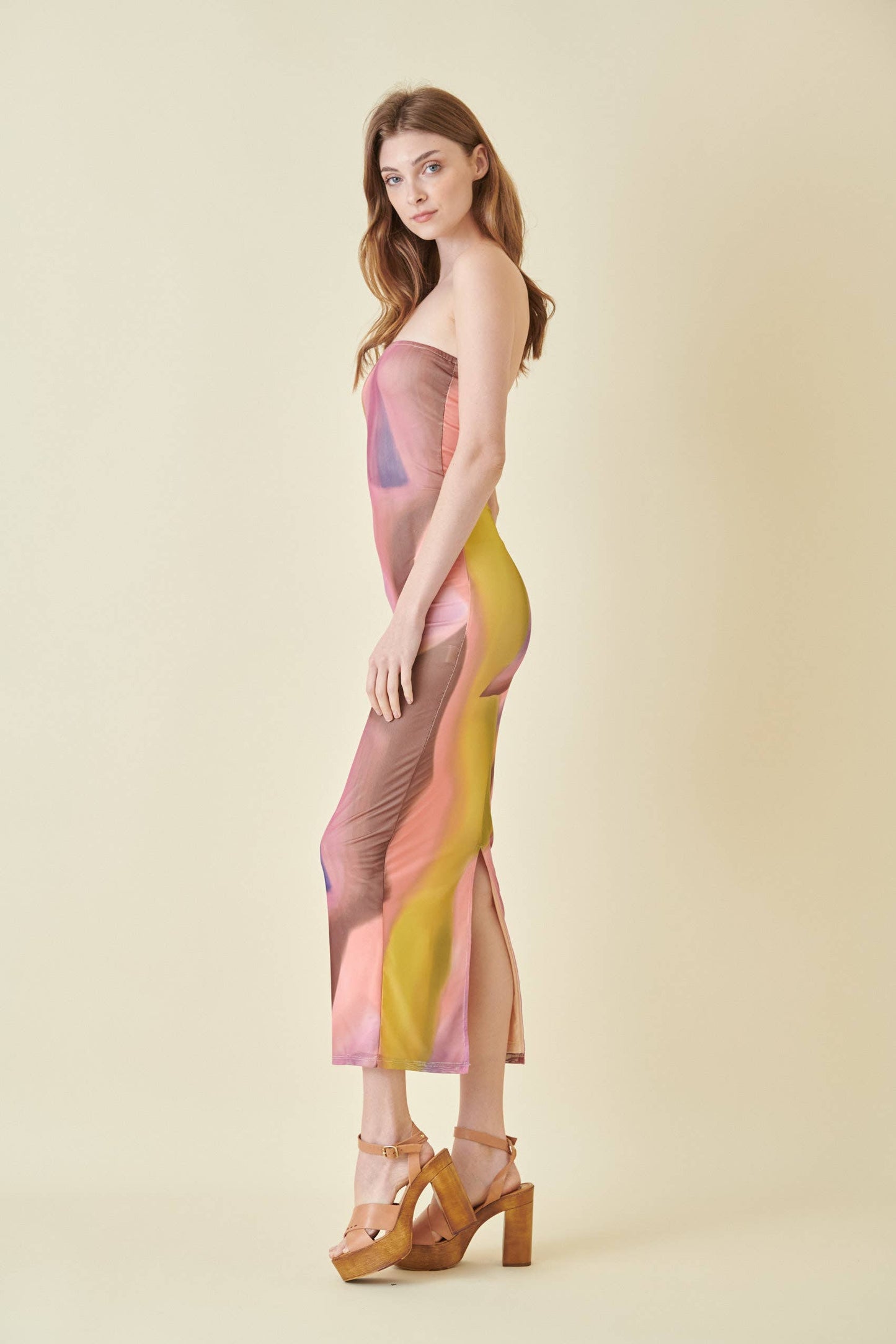 Resort Abstract Maxi Dress