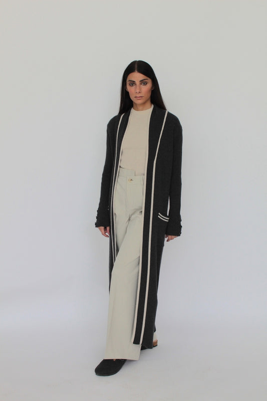 Marianna Long Cardigan in Cashmere Blend