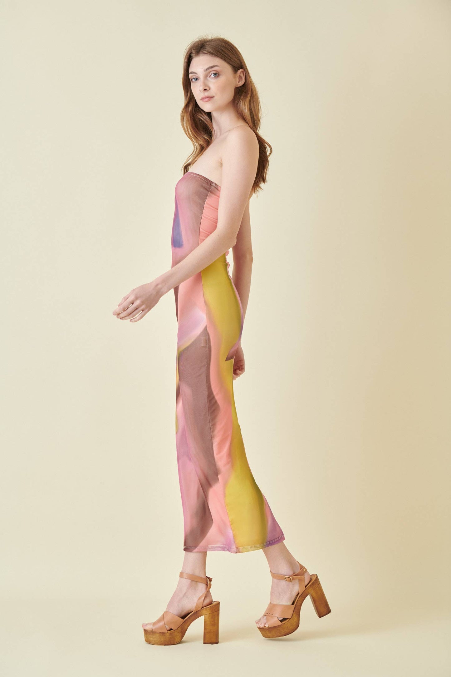 Resort Abstract Maxi Dress