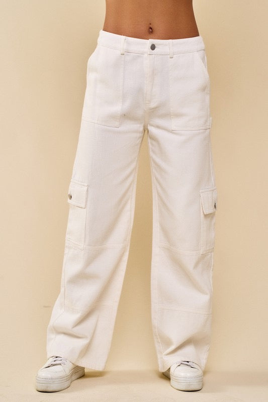 Weston Wide Leg Cargo Pants