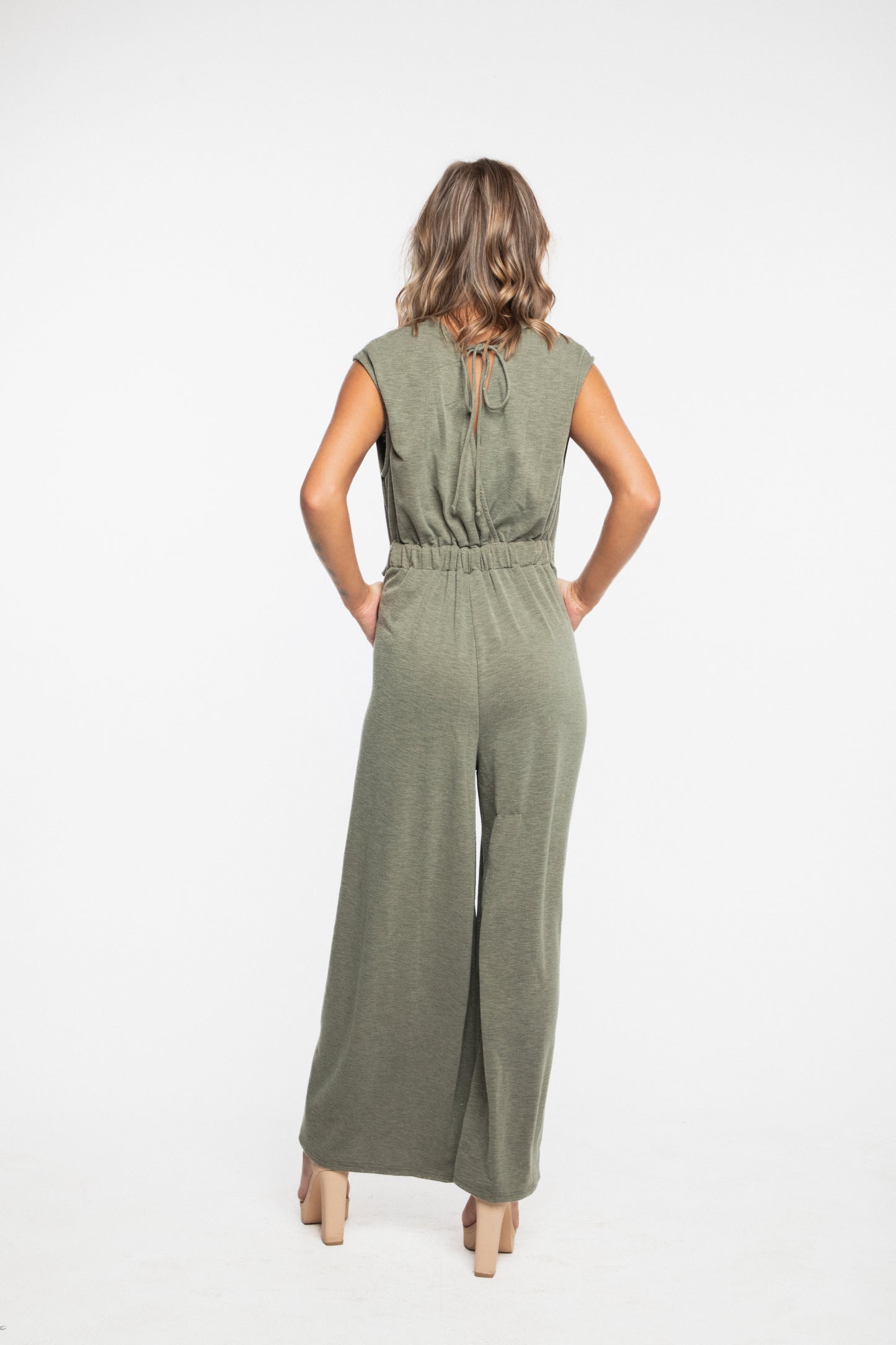 Xanadu Open Front Wide Leg Jumpsuit